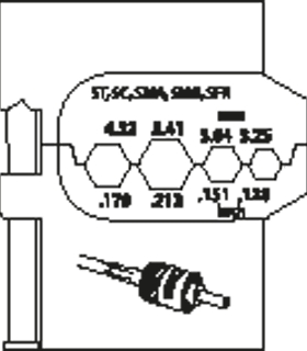 MODULO DE INSERCION PARA CONECTORES DE FIBRA OPTICA 1830678 GEDORE