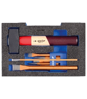 SURTIDO DE CINCELES, EN MODULO 1/2 L-BOXX 136 2835932 GEDORE