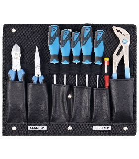 PANEL PARA HERRAMIENTAS CON JUEGO DE DESTORNILLADORES Y ALICATES 2836181 GEDORE