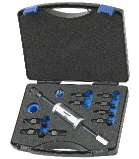 JUEGO DE ADAPTADORES ROSCADOS CON MARTILLO 700 G, 11 PZAS 1936557 GEDORE