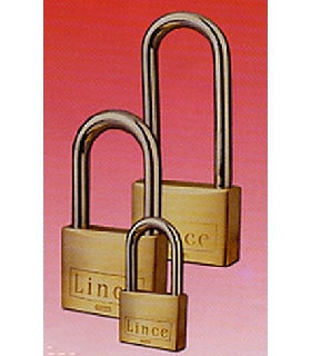 930140KAC CANDADO SEGURIDAD 301 40MM ARCO LARGO LLAVE Nº 3388 LATON LINCE (53040)