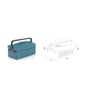 102 3 CAJA METALICA   330X175X140 HECO