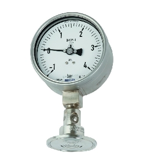 45865964 MANOMETRO DSS22F 0-16 CON SEPARADOR CONEXION CLAMP GLICERINA