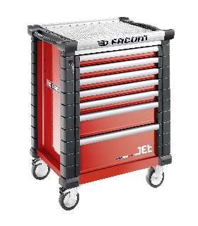 JET.7M3A CARRO JETM3 7 CAJONES ROJO   FACOM