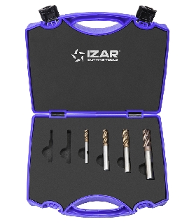 14241 FRESA DESBASTE FINO PMX DIN844NRF NZ - 6644 - SET AZUL 6-8-10-12 PMX