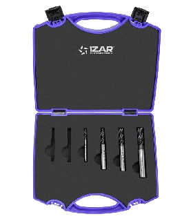 14275 FRESA DESBASTE FINO PMX DIN844NRF NZ - 6644 - SET AZUL 6-8-10-12 TIALN-TOP - TIALN-TOP