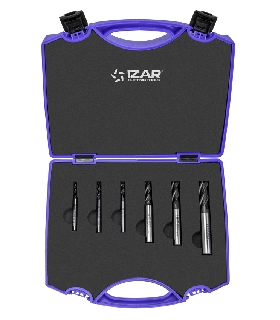 14295 FRESA PMX DIN844N NZ - 6600 - SET AZUL 4-5-6-8-10-12 TIALN-TOP - TIALN-TOP