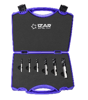 14303 FRESA DESBASTE FINO HSSE8% DIN844NRF NZ - 4644 - SET AZUL 4-5-6-8-10-12 TIALSIN - TIALSIN