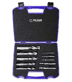 14911 FRESA PMX DIN844N NZ - 6600 - SET AZUL 4-5-6-8-10-12-14-16-18-20 PMX