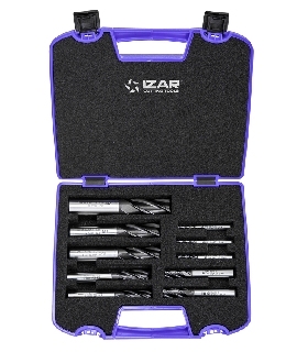 14913 FRESA PMX DIN844N NZ - 6600 - SET AZUL 4-5-6-8-10-12-14-16-18-20 TIALN-TOP - TIALN-TOP