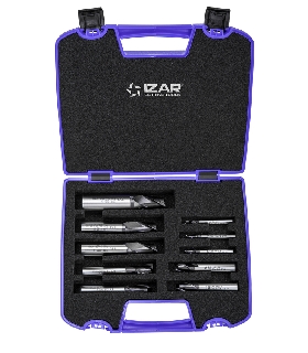 14916 FRESA  PMX DIN327N 2Z - 6420 - SET AZUL 4-5-6-8-10-12-14-16-18-20 TIALN-TOP - TIALN-TOP