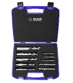 14919 FRESA PMX DIN844W 3Z - 6430 - SET AZUL 4-5-6-8-10-12-14-16-18-20 PMX