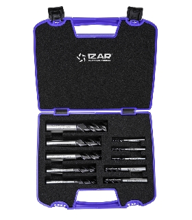 14922 FRESA PMX DIN844W 3Z - 6430 - SET AZUL 4-5-6-8-10-12-14-16-18-20 TIALN-TOP - TIALN-TOP