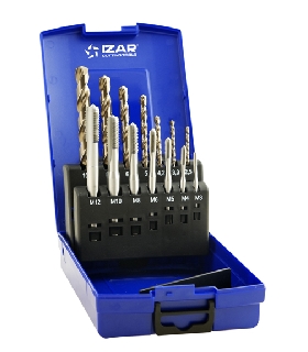 16198 MACHO MAQUINA RECTO HSSE DIN371 (M) - 3110 - SET+BROCA HSSE IZAR