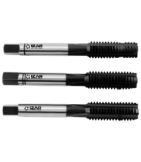 16407 JUEGO 3-MACHOS MANO HSSE DIN352-1998-09 (M) INOX - 3036 - 06,00X1,00