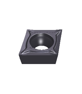 17842 PLAQUITA INTERCAMBIABLE TORNEADO CCMT 80º POSITIVA - 8500 - CCMT-09T308-E-ZMM-C525