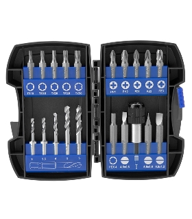 18225 JUEGO BROCAS-PUNTAS-ATORNILLAR 20-UDS. - 1500 - SET 3-6 IZAR