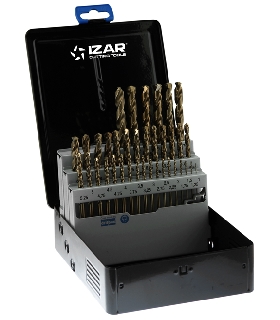 18367 JUEGO BROCAS DIN338N 37-UDS. - 1407 - 1-10X0,25 HSSE (1016) IZAR